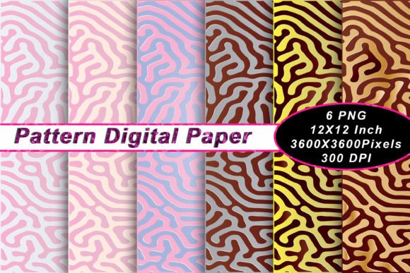 Abstract Seamless Pattern Digital Paper: A Versatile Resource for Creative Projects