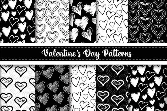 Black and White Valentine’s Patterns: Timeless Design for Creative Projects
