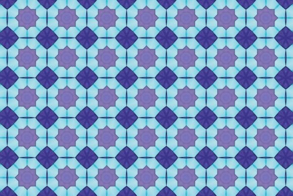 Blue Boho Geometric Pattern: A Versatile Design Element for Creative Professionals