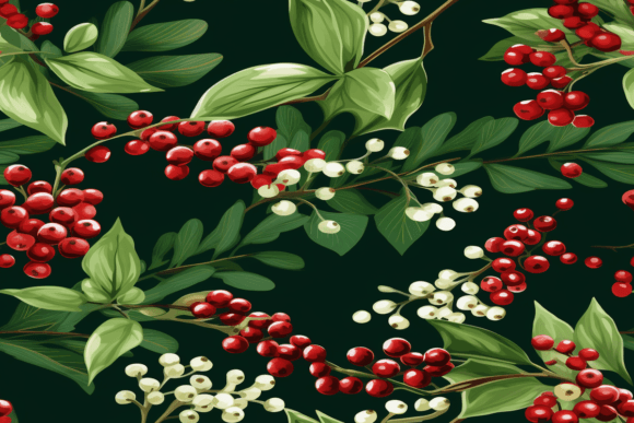 Christmas Berry Background: A Versatile Design Element