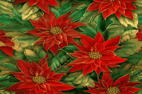Christmas Poinsettia Pattern: A Timeless Design for Modern Creatives