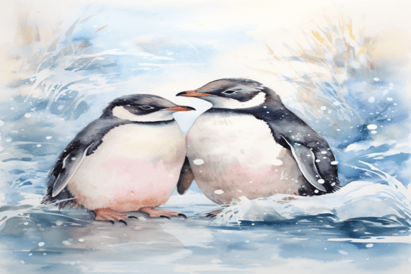 Embracing the Chill: How High-Quality Winter Penguin Backgrounds Elevate Your Creative Projects