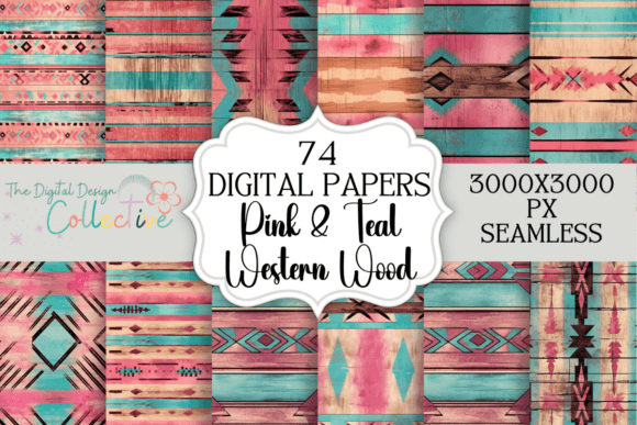 Embracing the Rustic Pink Teal Wood Antique Background for Creative Projects