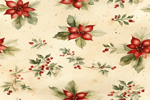 How to Use a Christmas Flower Pattern in Your Creative Projects