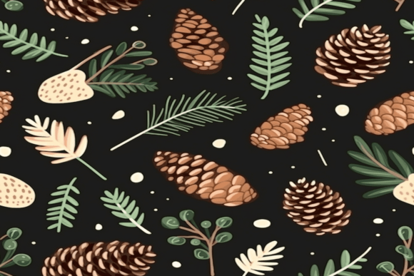 Pine Cone Seamless Pattern: A Versatile Design Element