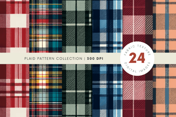 Plaid Pattern Digital Paper