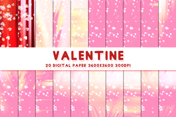 Retro Heart Pattern Digital Papers 12 – A Versatile Design Asset for Modern Creations