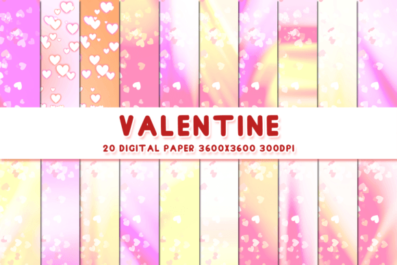 Retro Heart Pattern Digital Papers 19: A Versatile Design Resource for Modern Creations