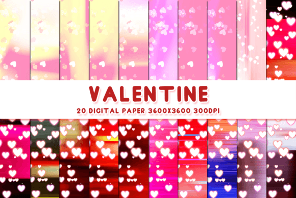 Retro Heart Pattern Digital Papers 6: A Versatile Design Tool for Modern Creators
