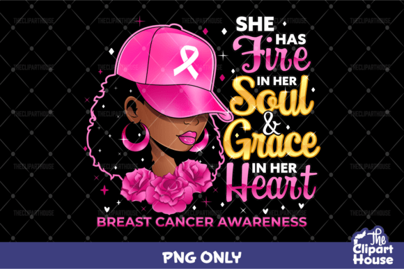 She Has Fire in Her Soul Breast Cancer: A Symbol of Strength for Strategic Branding and Creative Projects