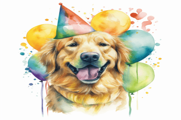 Watercolor Dog Background: A Versatile Design Element for Creative Projects
